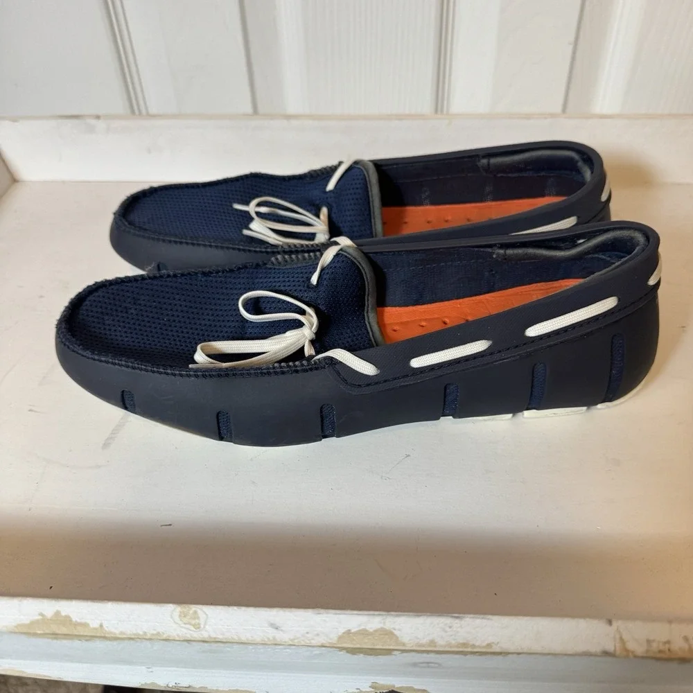 Swims Lace Loafer Boat Shoes Mesh Navy Men's US‎ 9 Lightweight Quick Drying
